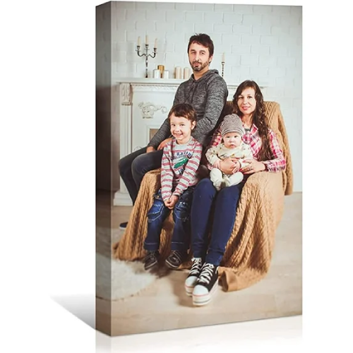 GILLAS Custom Photo Memories 40” x 20” Framed Canvas Art Prints